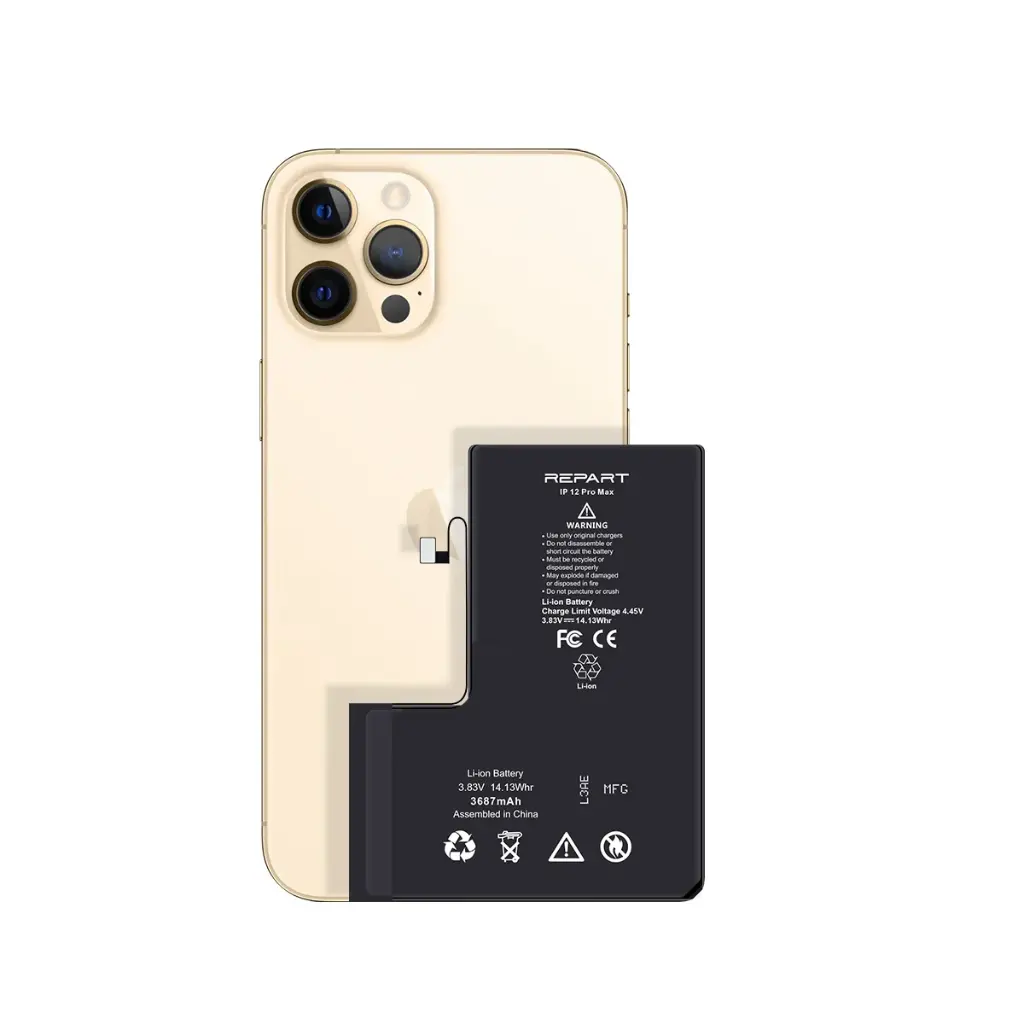 BATERIA IPHONE 12 PRO MAX 3687 mAh  - REPART