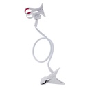 Soporte Flex C/ Pinza P/ Escritorio Blanco