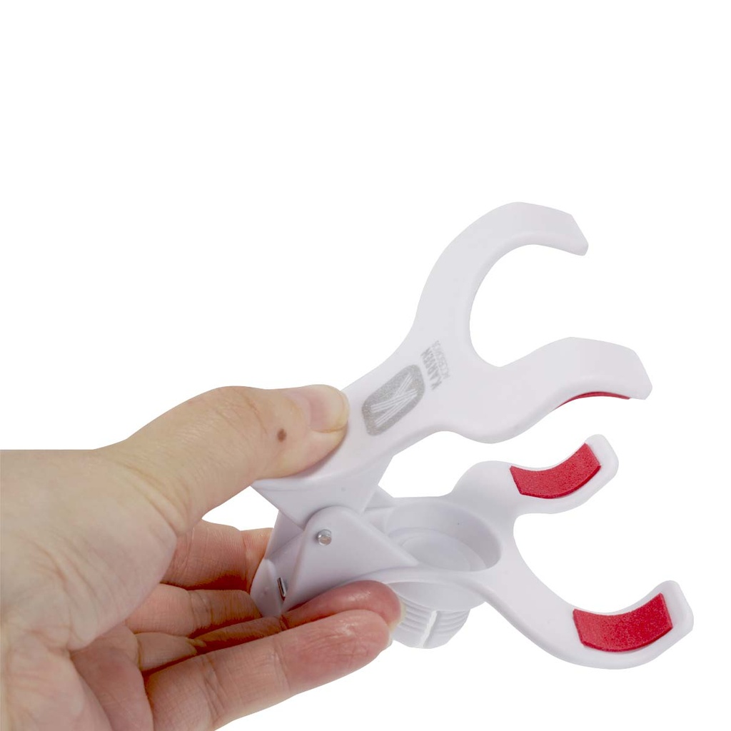 Soporte Flex C/ Pinza P/ Escritorio Blanco