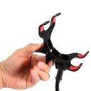 Soporte Flex C/ Pinza P/ Escritorio Negro