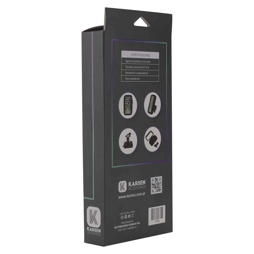 Soporte Move Ajustable P/ Manubrio Negro