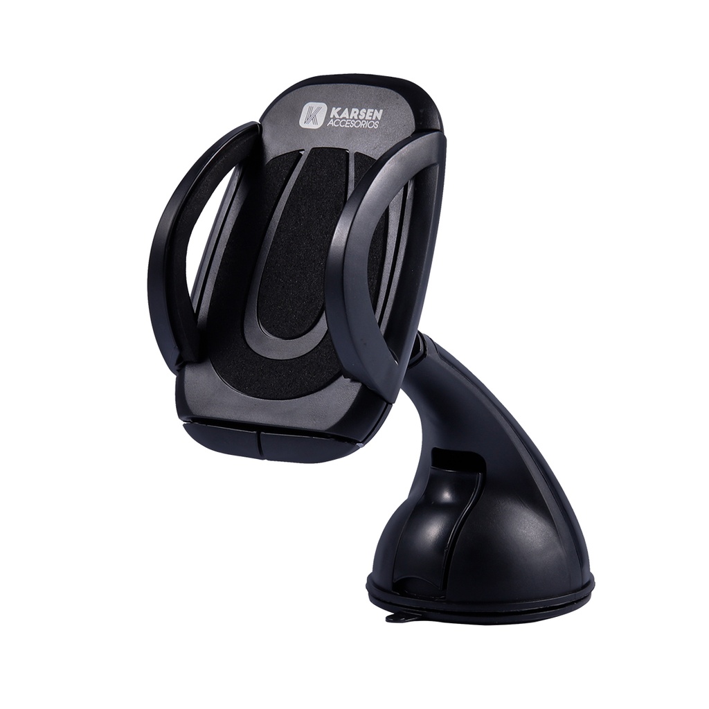 Soporte Travel C/ Ventosa P/ Vidrio Negro