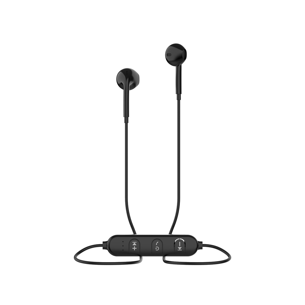 Auricular BT Deportivo Ear Buds Gym Negro