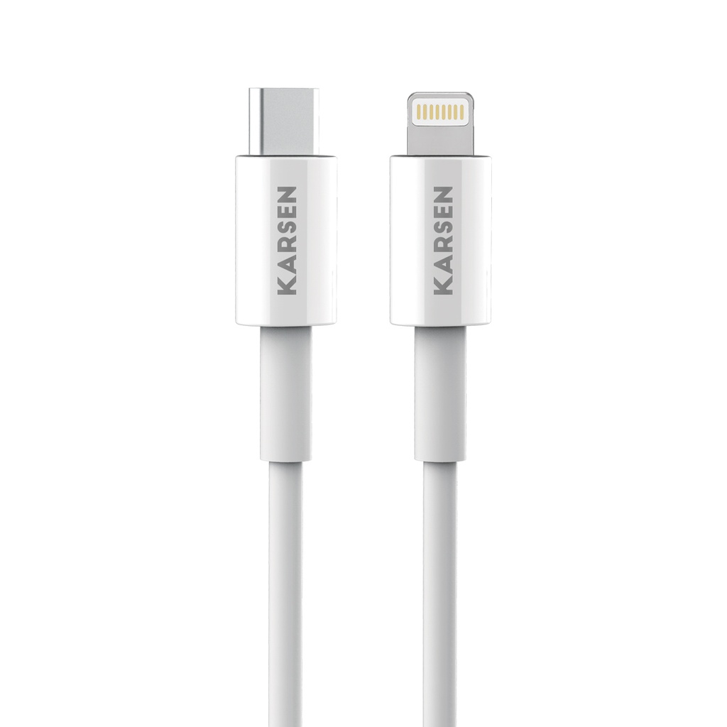 Cable datos C-301 1m Iphone a Tipo C Blanco