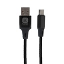 Cable datos C-203 1m Tipo C Negro