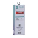 Cable datos C-203 1m Tipo C Negro