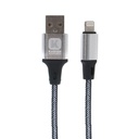 Cable datos C-203 1m Iphone Plateado