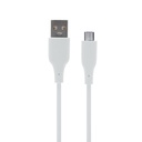 Cable datos C-103 1m Micro Usb Blanco