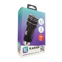Cargador 12v Estruendo 3.1 Tipo C Negro