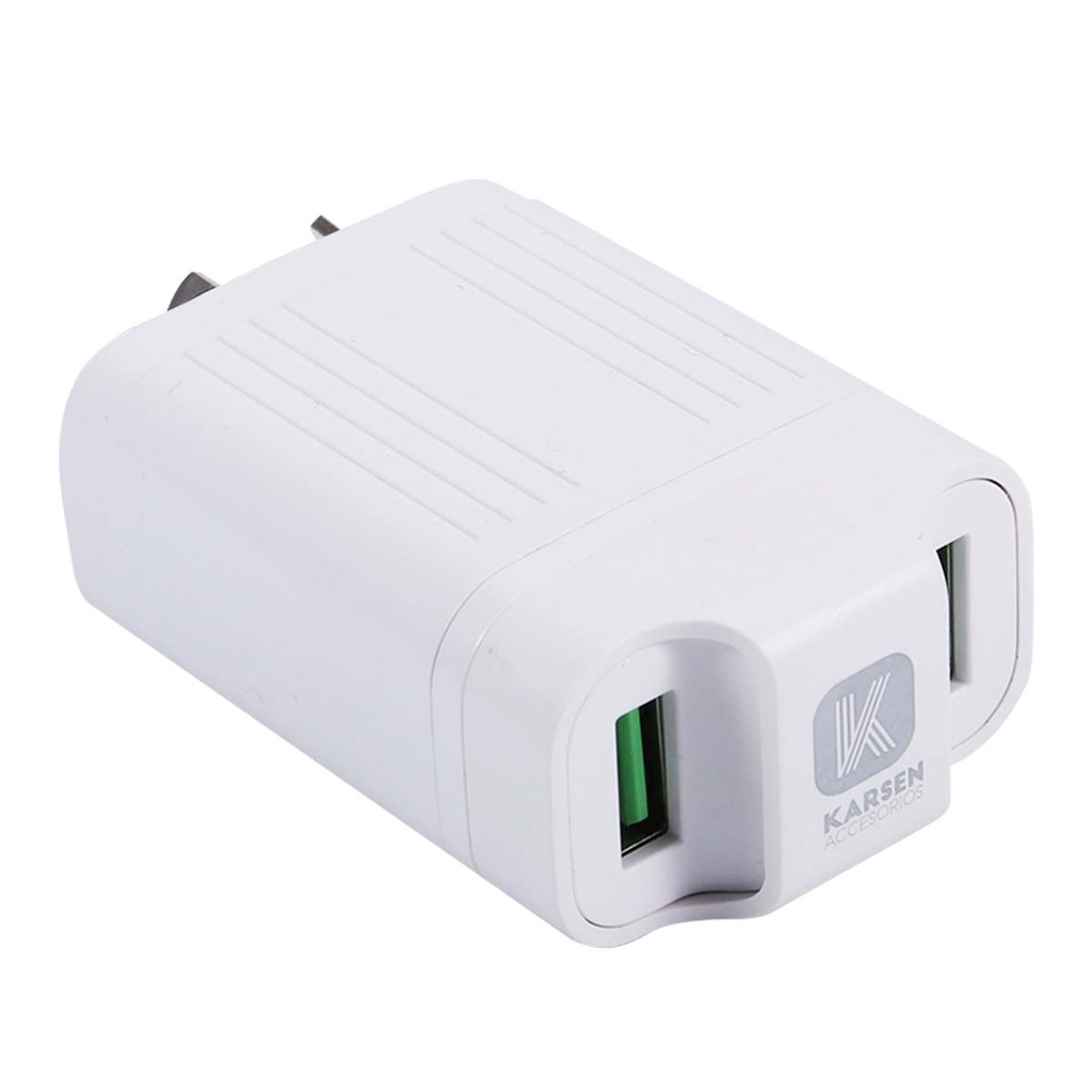Cargador 220v 3150 3.1 Iphone Blanco