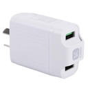 Cargador 220v 3150 3.1 Iphone Blanco