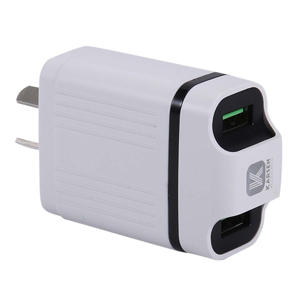 Cargador 220v 3150 3.1 Micro Usb Negro