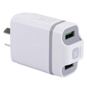 Cargador 220v 3150 3.1 Tipo C Gris