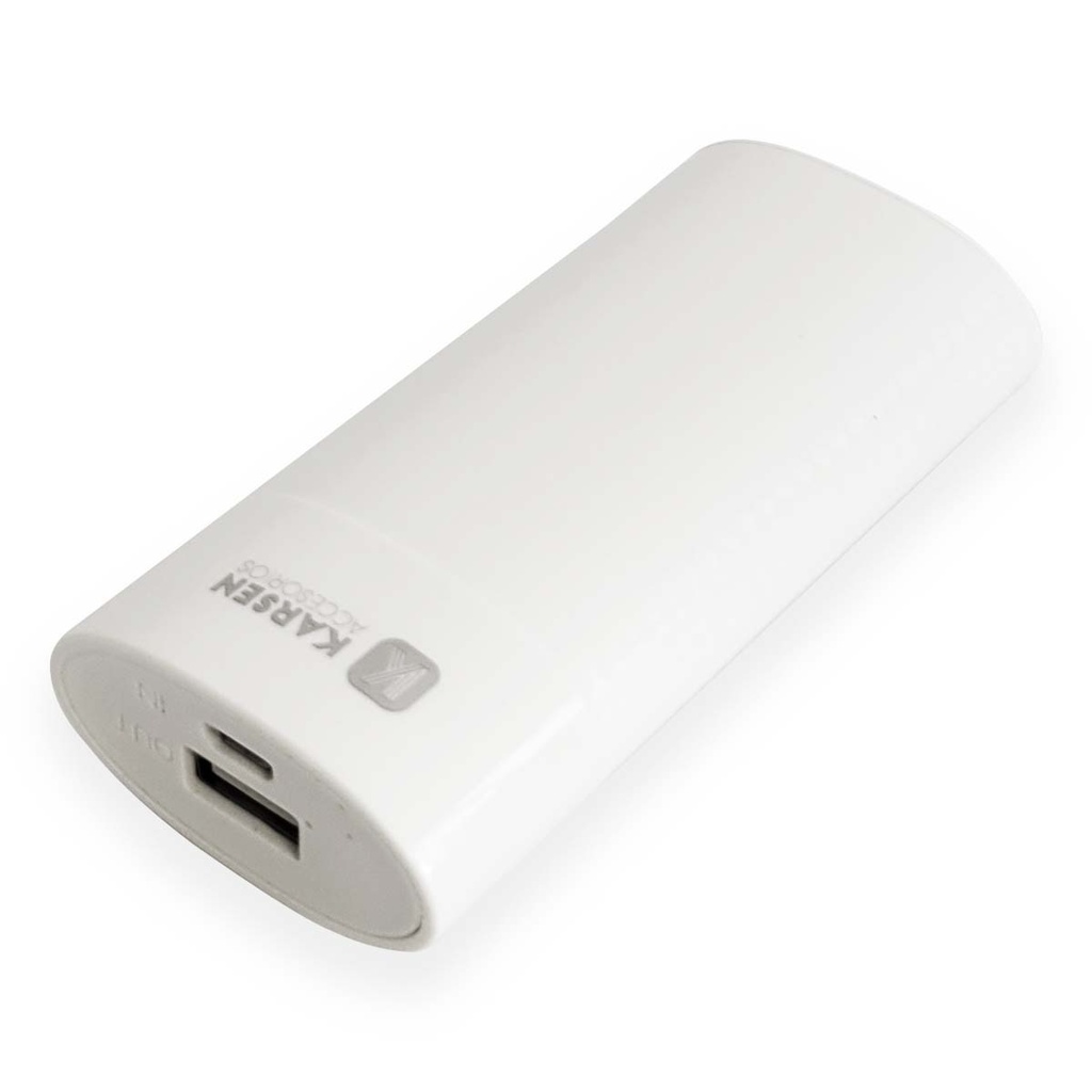 Power bank Bull 6000 Mah Micro Usb Blanco