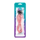 Cable datos C-102 1m Micro Usb Rosa