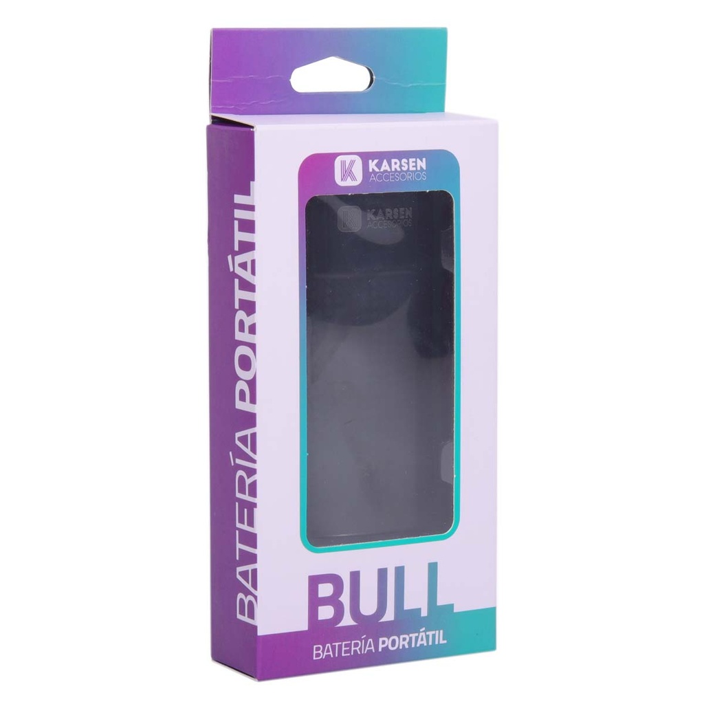 Power bank Bull 6000 Mah Micro Usb Negro