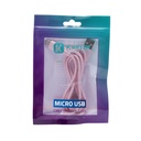 Cable datos C-103 1m Micro Usb Rosa