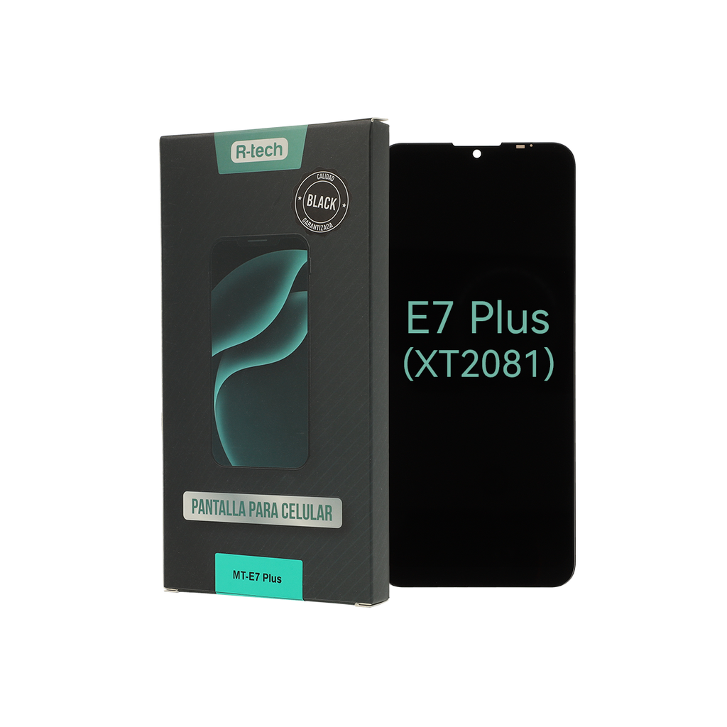 MODULO MOTO E7 PLUS CALIDAD BLACK - R-TECH