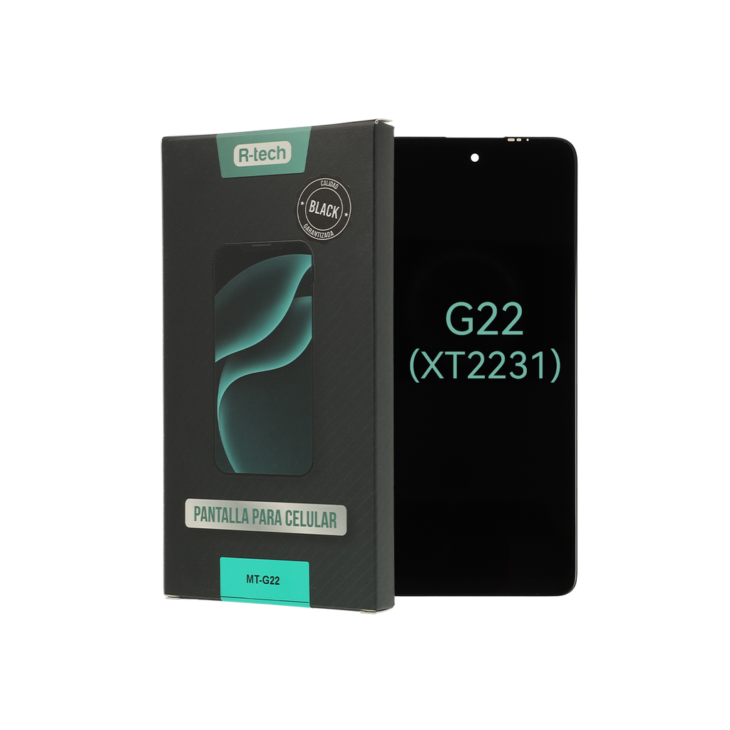 MODULO MOTO G22 CALIDAD BLACK - R-TECH