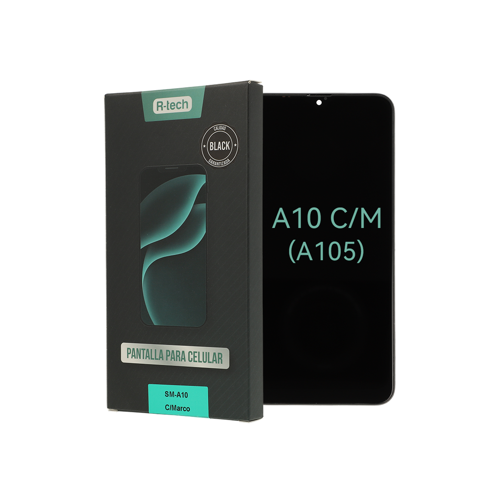 MODULO SAMSUNG A10 C/ MARCO CALIDAD BLACK - R-TECH