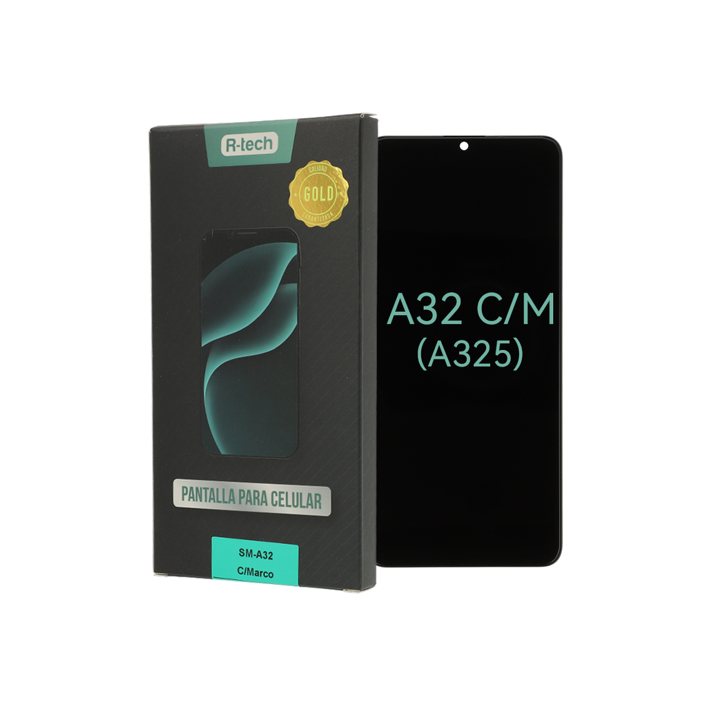 MODULO SAMSUNG A32 C/ MARCO CALIDAD SILVER - R-TECH