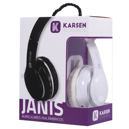 [1013] Auricular BT Vincha Janis Blanco