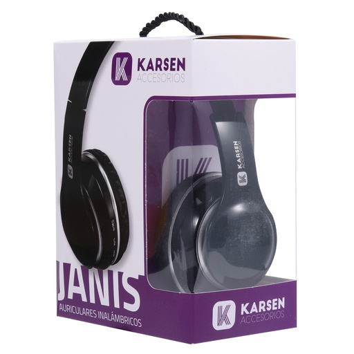 [1014] Auricular BT Vincha Janis Negro