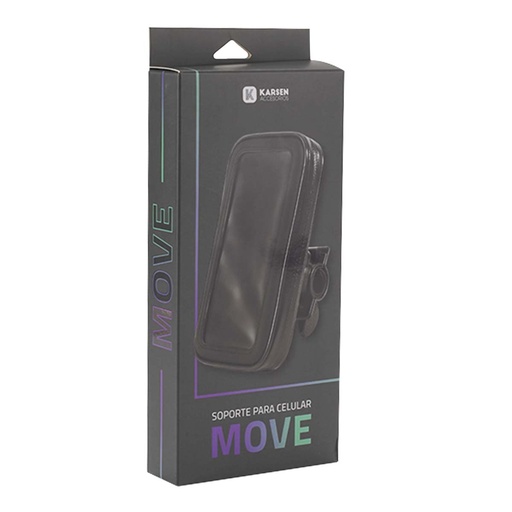 [1295] Soporte Move Ajustable P/ Manubrio Negro