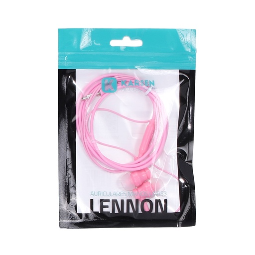[1335] Auricular In Ear Lennon Rosa