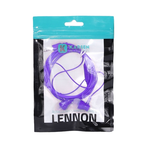 [1336] Auricular In Ear Lennon Violeta