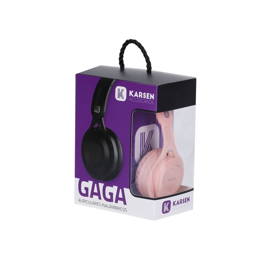 [1486] Auricular BT Vincha Gaga Rosa