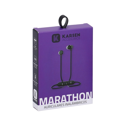 [1481] Auricular BT Deportivo In Ear Marathon Negro