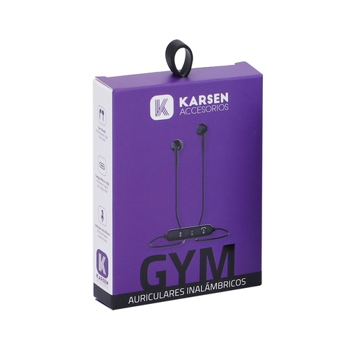 [1483] Auricular BT Deportivo Ear Buds Gym Negro