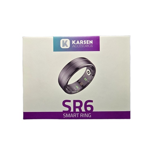 [1608] Anillo Inteligente SR6 Talle 10 Negro