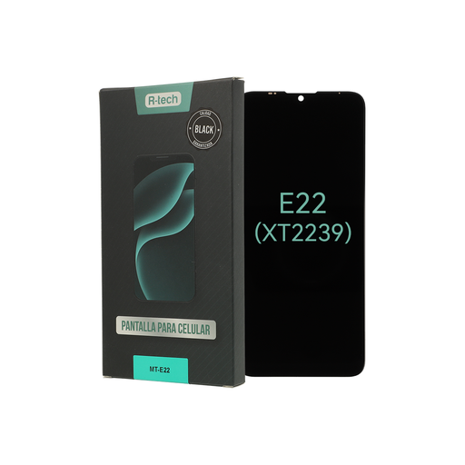 [RT0004] MODULO MOTO E22 CALIDAD BLACK - R-TECH