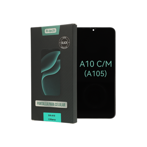 [RT0023] MODULO SAMSUNG A10 C/ MARCO CALIDAD BLACK - R-TECH