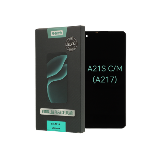[RT0033] MODULO SAMSUNG A21S C/ MARCO CALIDAD BLACK - R-TECH